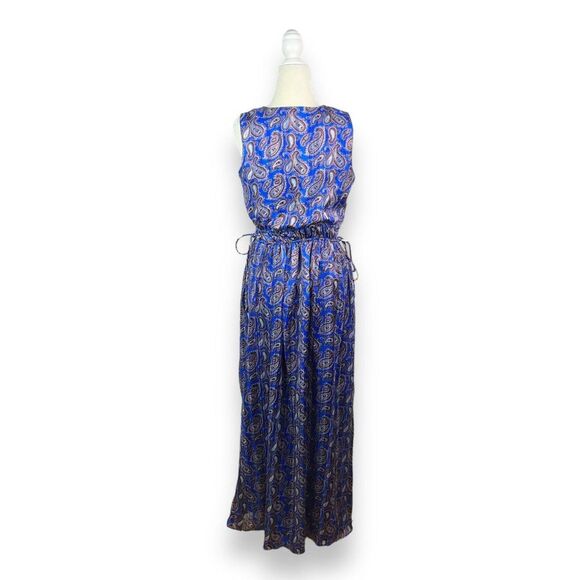 Banana Republic Indigo Paisley Maxi Dress - Picture 5 of 12